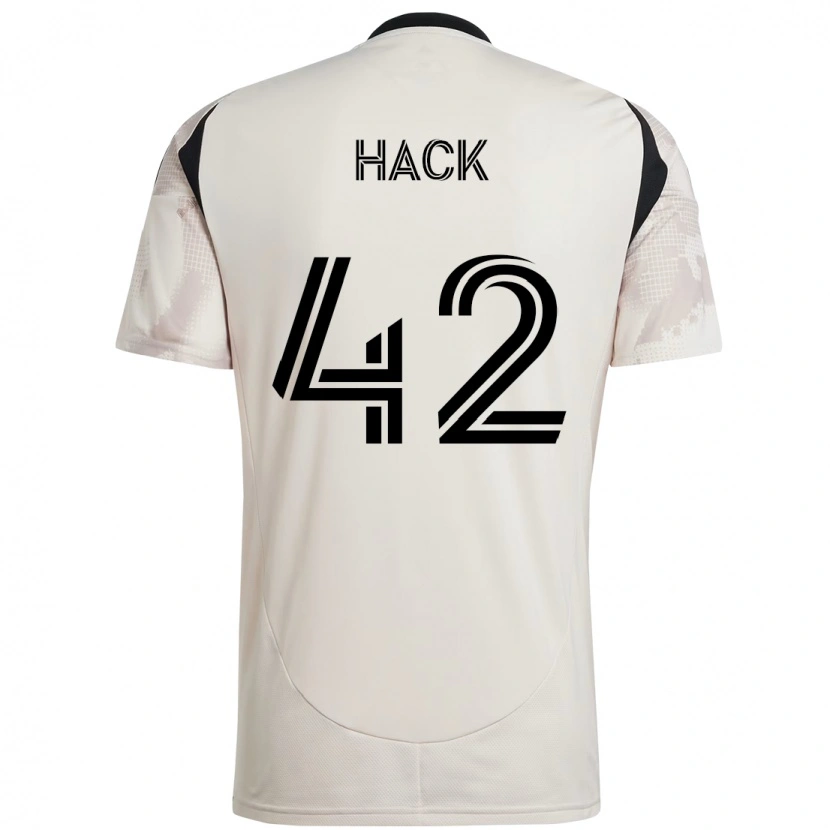 Danxen Dzieci Alexander Hack #42 Czerwony Czarny Wyjazdowa Koszulka 2025/26 Koszulki Klubowe