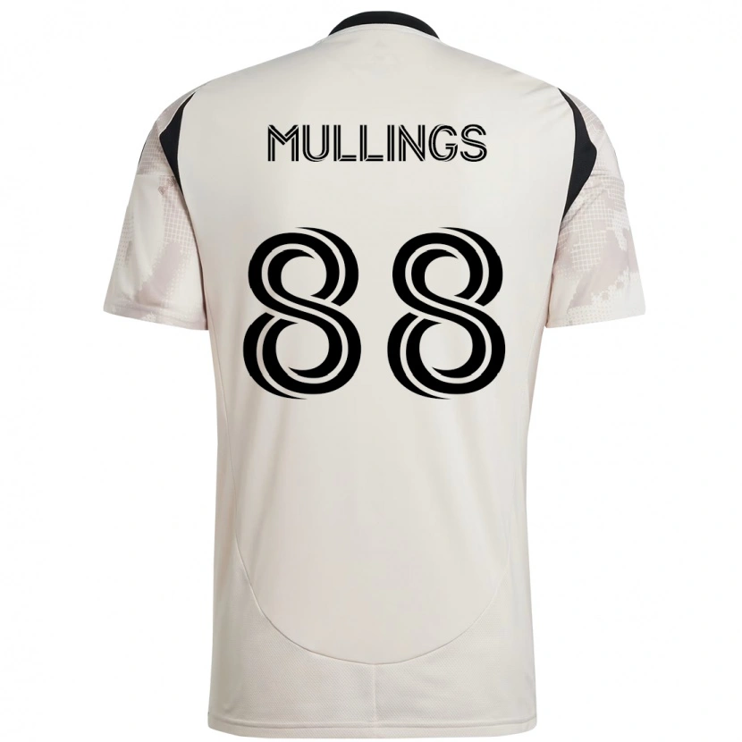 Danxen Dzieci O'vonte Mullings #88 Czerwony Czarny Wyjazdowa Koszulka 2025/26 Koszulki Klubowe