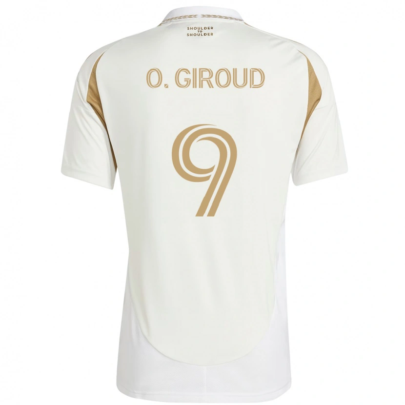 Danxen Dzieci Olivier Giroud #9 Czarny Brązowy Wyjazdowa Koszulka 2025/26 Koszulki Klubowe