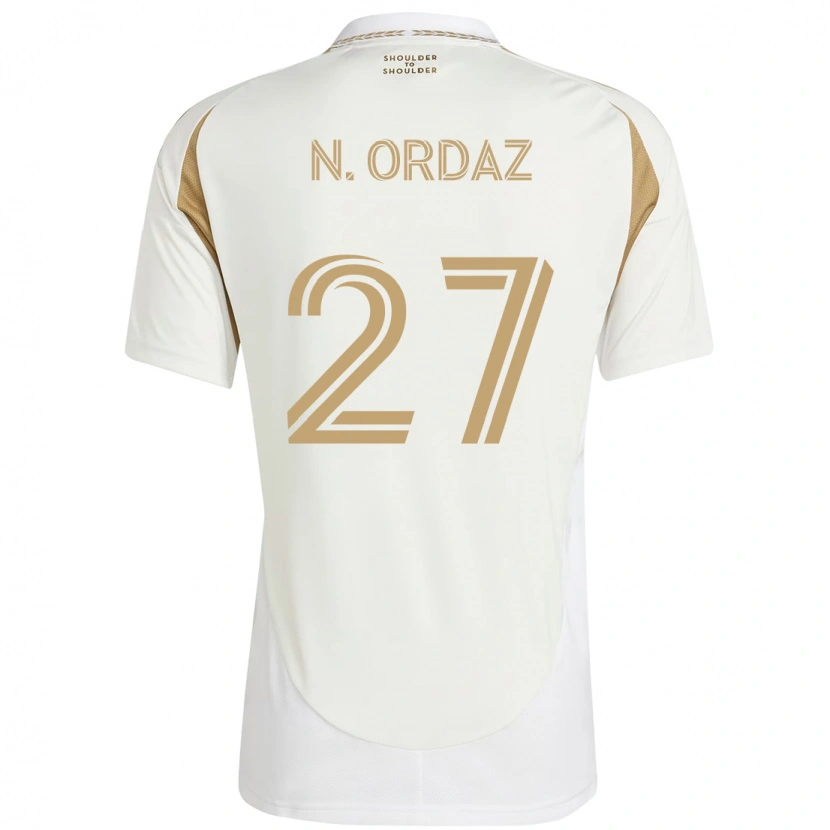 Danxen Dzieci Nathan Ordaz #27 Czarny Brązowy Wyjazdowa Koszulka 2025/26 Koszulki Klubowe