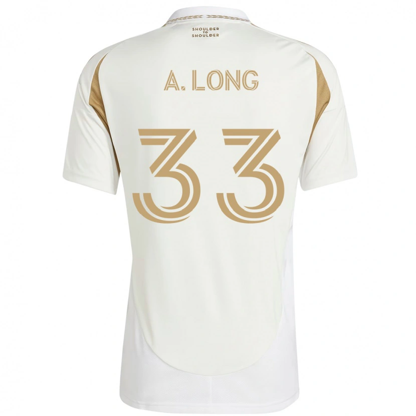 Danxen Dzieci Aaron Long #33 Czarny Brązowy Wyjazdowa Koszulka 2025/26 Koszulki Klubowe