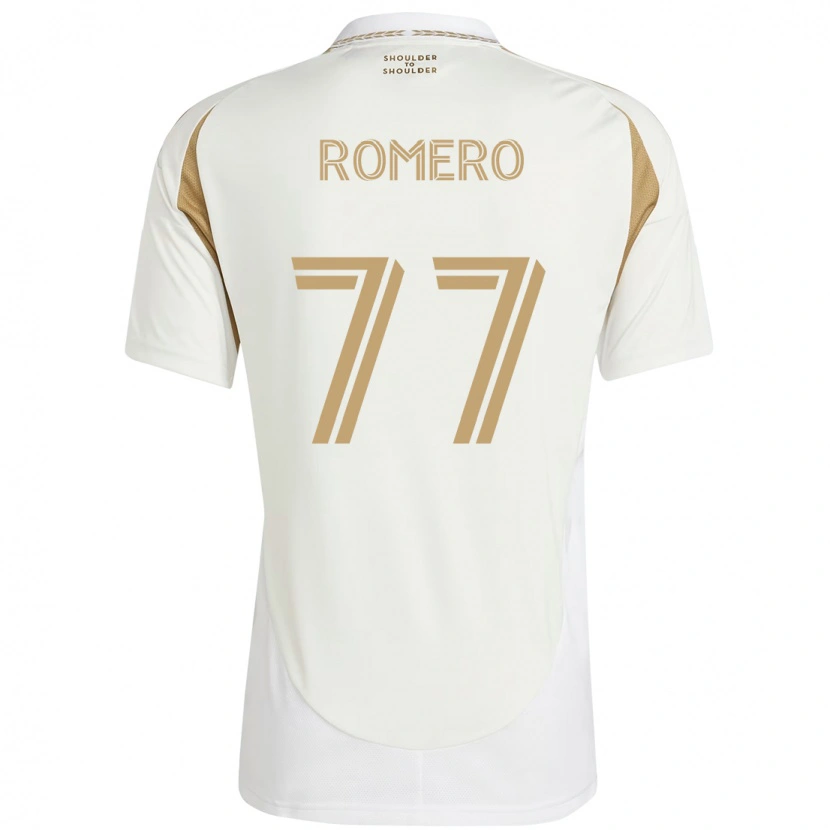 Danxen Dzieci Alexander Romero #77 Czarny Brązowy Wyjazdowa Koszulka 2025/26 Koszulki Klubowe