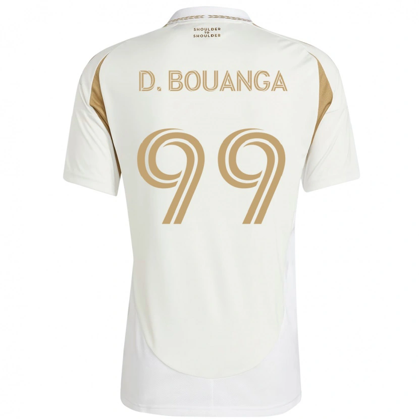 Danxen Dzieci Denis Bouanga #99 Czarny Brązowy Wyjazdowa Koszulka 2025/26 Koszulki Klubowe