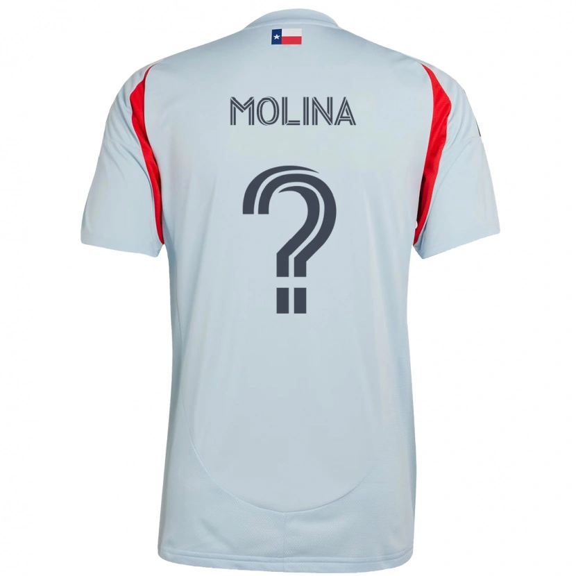 Danxen Dzieci Malachi Molina #0 Czerwony Granatowy Wyjazdowa Koszulka 2025/26 Koszulki Klubowe