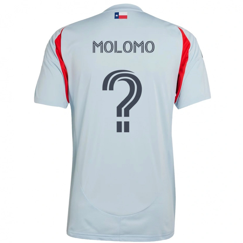 Danxen Dzieci Zach Molomo #0 Czerwony Granatowy Wyjazdowa Koszulka 2025/26 Koszulki Klubowe