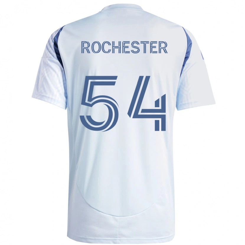 Danxen Dzieci Lamonth Rochester #54 Jasne Błękitne Niebieski Wyjazdowa Koszulka 2025/26 Koszulki Klubowe