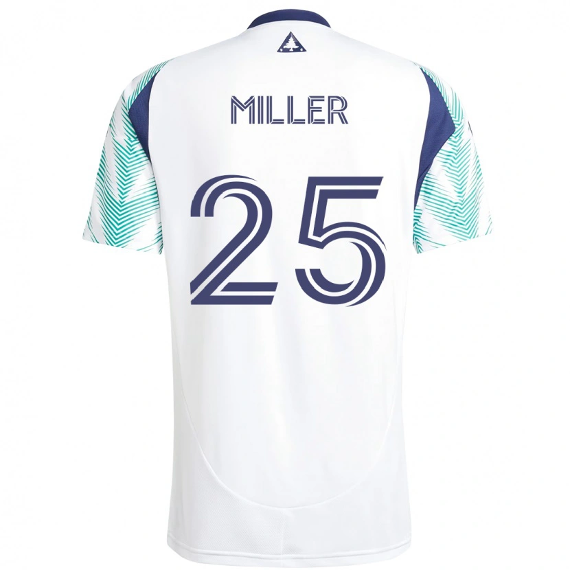 Danxen Dzieci Peyton Miller #25 Niebieski Czerwony Wyjazdowa Koszulka 2025/26 Koszulki Klubowe
