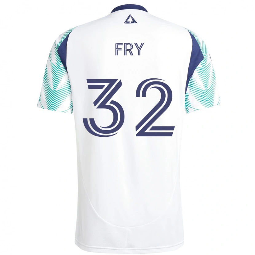 Danxen Dzieci Malcolm Fry #32 Niebieski Czerwony Wyjazdowa Koszulka 2025/26 Koszulki Klubowe