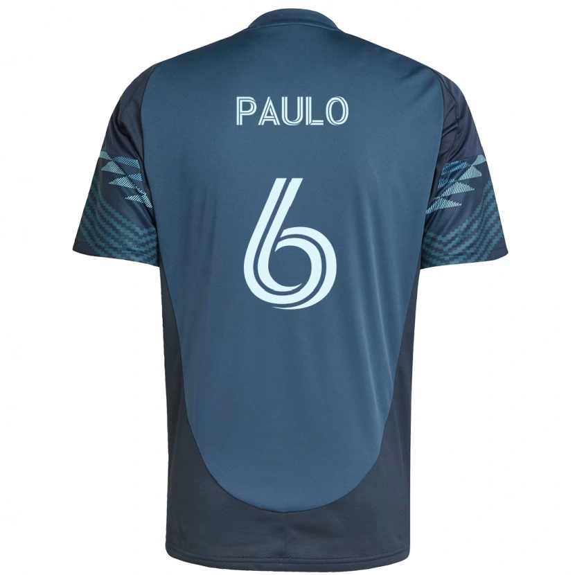 Danxen Dzieci João Paulo #6 Jasnoniebieski Wyjazdowa Koszulka 2025/26 Koszulki Klubowe