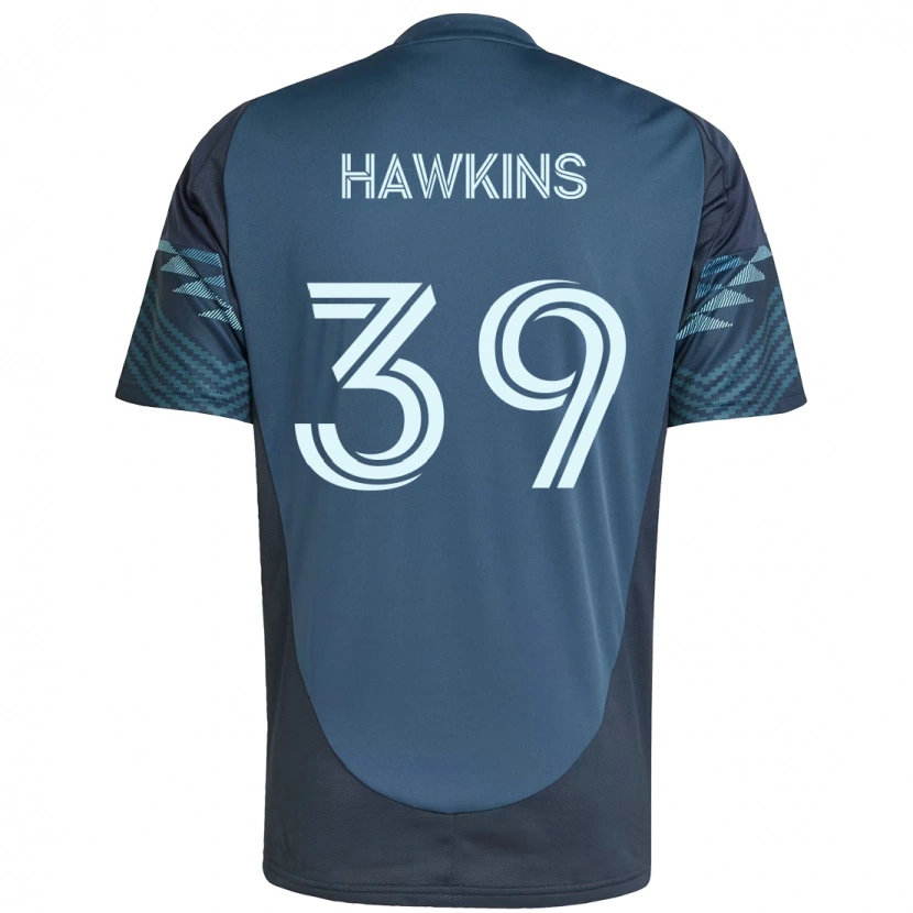 Danxen Dzieci Stuart Hawkins #39 Zielony Biały Wyjazdowa Koszulka 2025/26 Koszulki Klubowe