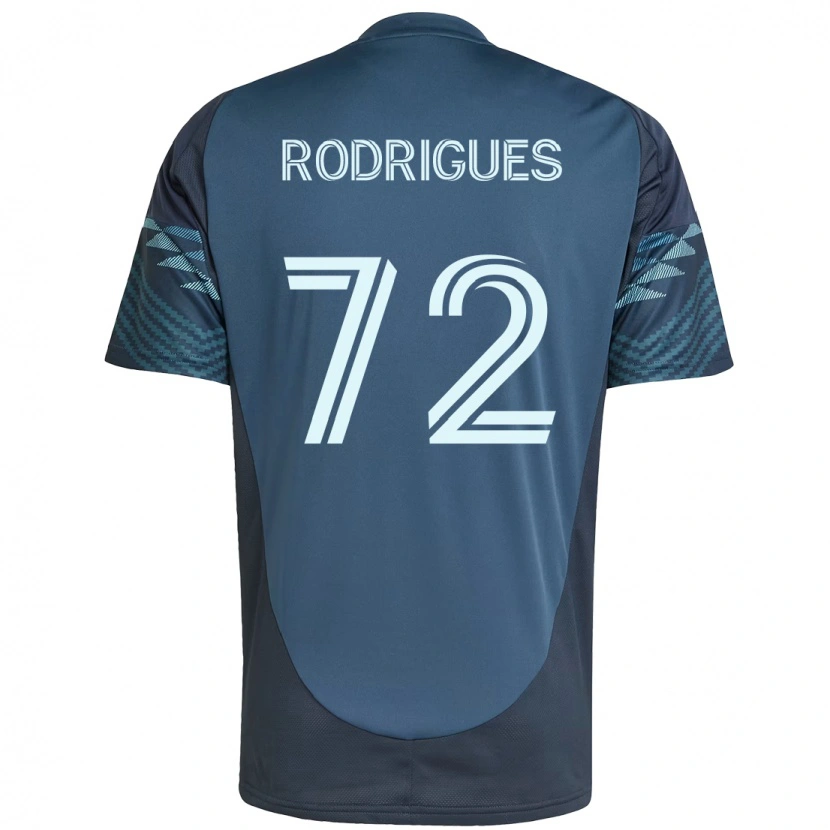 Danxen Dzieci Braudílio Rodrigues #72 Zielony Biały Wyjazdowa Koszulka 2025/26 Koszulki Klubowe