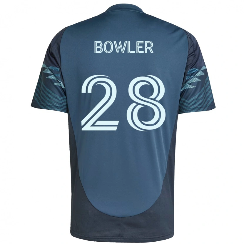 Danxen Dzieci Rachel Bowler #28 Zielony Biały Wyjazdowa Koszulka 2025/26 Koszulki Klubowe