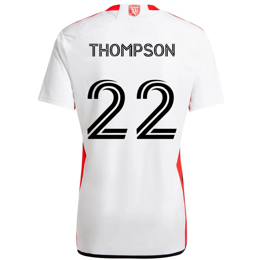 Danxen Dzieci Tommy Thompson #22 Czarny Ciemnoniebieski Wyjazdowa Koszulka 2025/26 Koszulki Klubowe