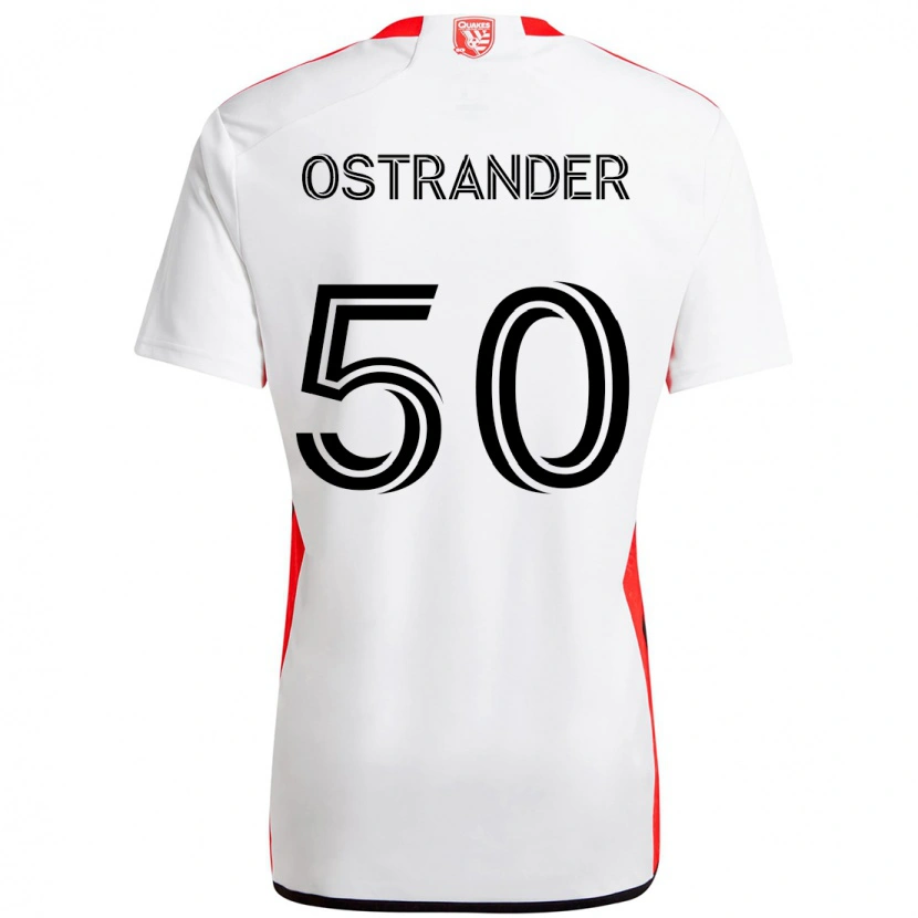 Danxen Dzieci William Ostrander #50 Czarny Ciemnoniebieski Wyjazdowa Koszulka 2025/26 Koszulki Klubowe