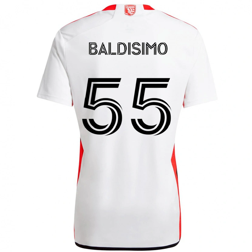 Danxen Dzieci Michael Baldisimo #55 Czarny Ciemnoniebieski Wyjazdowa Koszulka 2025/26 Koszulki Klubowe