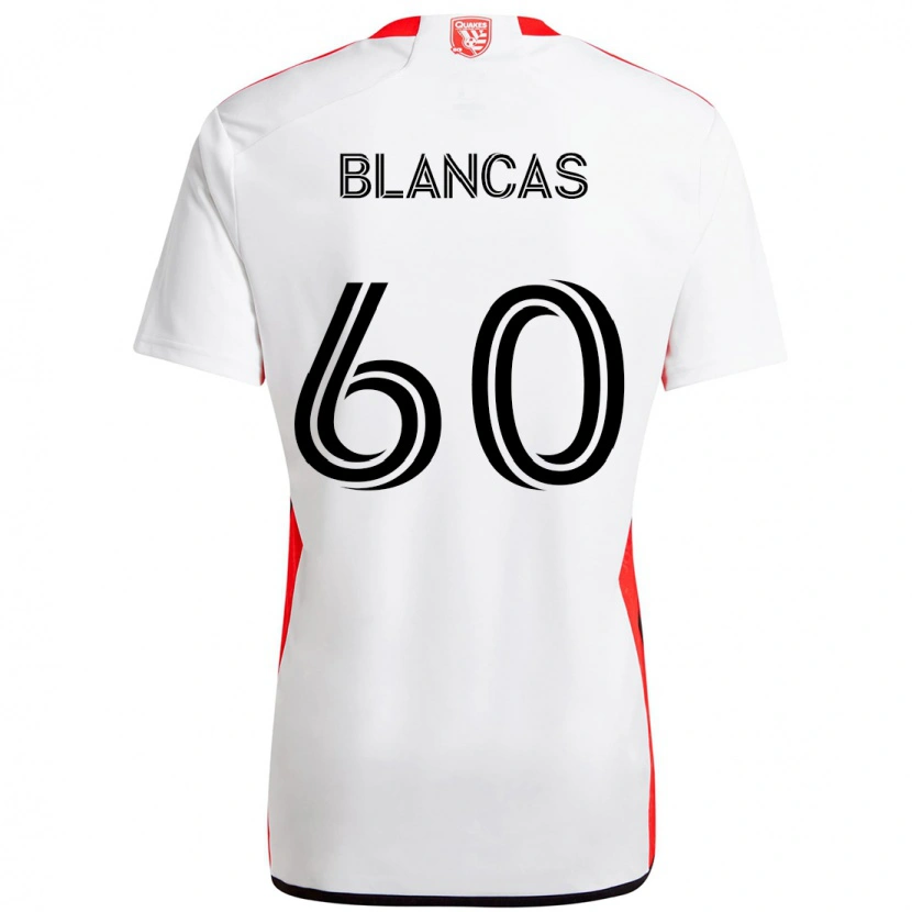 Danxen Dzieci Eduardo Blancas #60 Czarny Ciemnoniebieski Wyjazdowa Koszulka 2025/26 Koszulki Klubowe