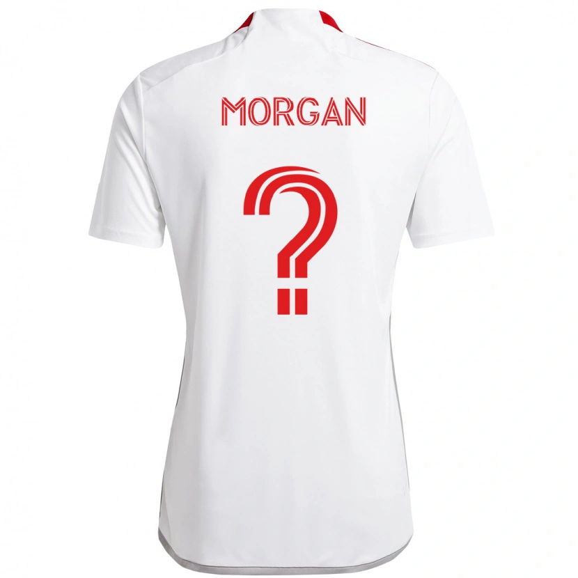 Danxen Dzieci Myles Morgan #0 Czerwony Biały Wyjazdowa Koszulka 2025/26 Koszulki Klubowe