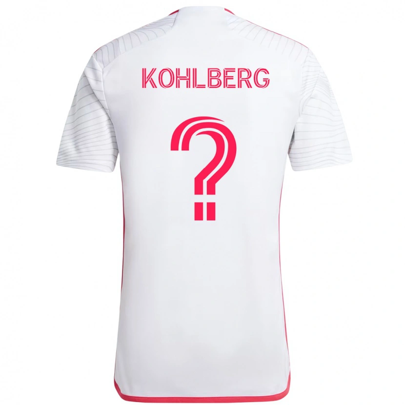 Danxen Dzieci Andrew Kohlberg #0 Biały Magenta Wyjazdowa Koszulka 2025/26 Koszulki Klubowe