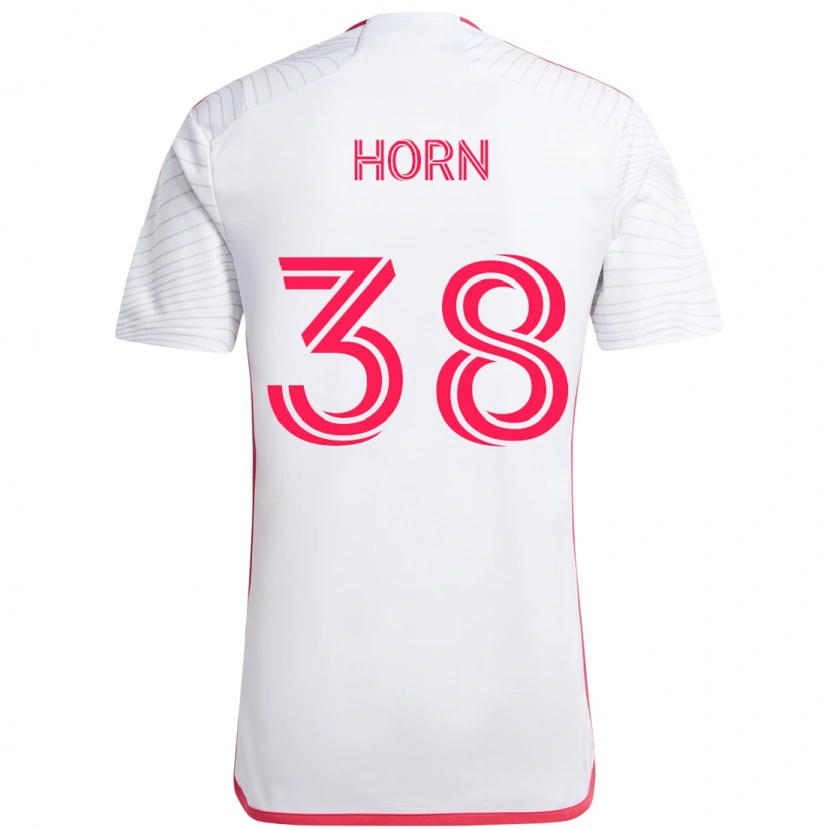 Danxen Dzieci Jannes Horn #38 Biały Magenta Wyjazdowa Koszulka 2025/26 Koszulki Klubowe