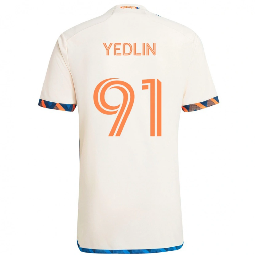 Danxen Dzieci Deandre Yedlin #91 Ciemnoniebieski Pomarańczowy Wyjazdowa Koszulka 2025/26 Koszulki Klubowe