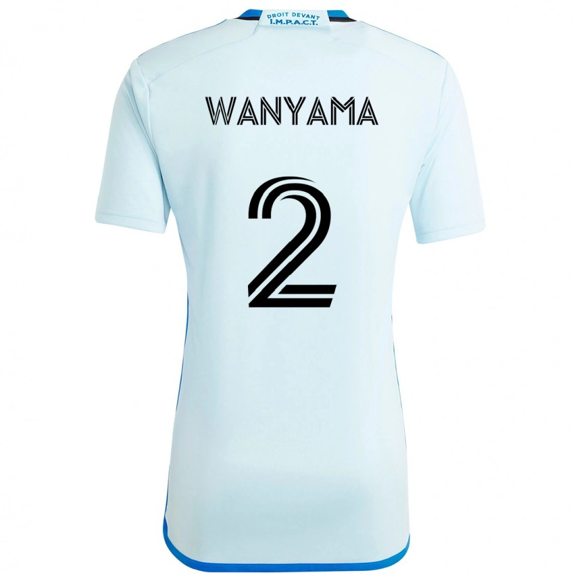 Danxen Dzieci Victor Wanyama #2 Ciemnoniebieski Czarny Wyjazdowa Koszulka 2025/26 Koszulki Klubowe