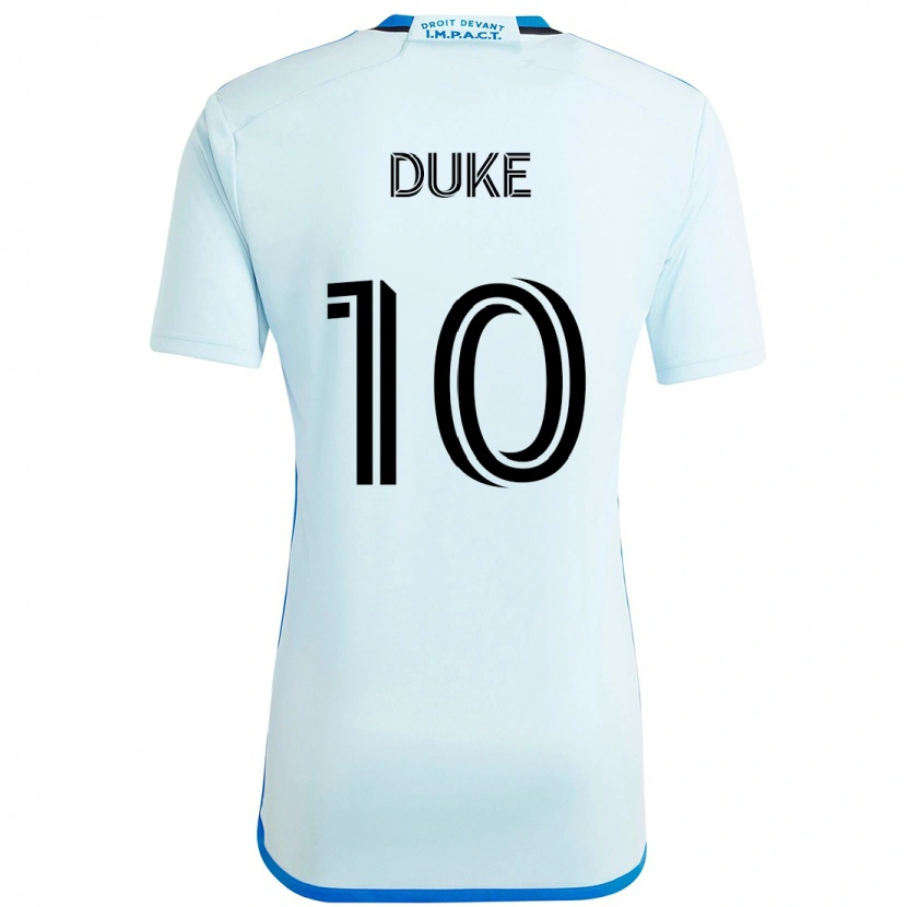 Danxen Dzieci Bryce Duke #10 Ciemnoniebieski Czarny Wyjazdowa Koszulka 2025/26 Koszulki Klubowe