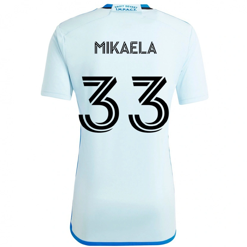 Danxen Dzieci Aitken Mikaela #33 Ciemnoniebieski Czarny Wyjazdowa Koszulka 2025/26 Koszulki Klubowe
