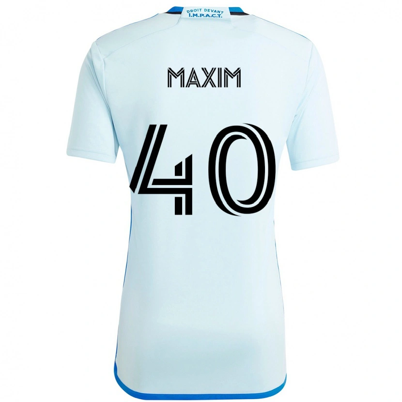 Danxen Dzieci Ellyson Maxim #40 Ciemnoniebieski Czarny Wyjazdowa Koszulka 2025/26 Koszulki Klubowe