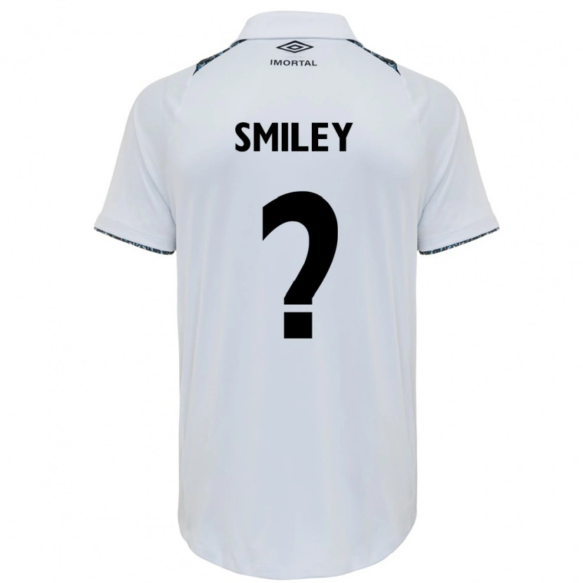 Danxen Dzieci Smiley #0 Niebieski Czarny Biały Wyjazdowa Koszulka 2025/26 Koszulki Klubowe