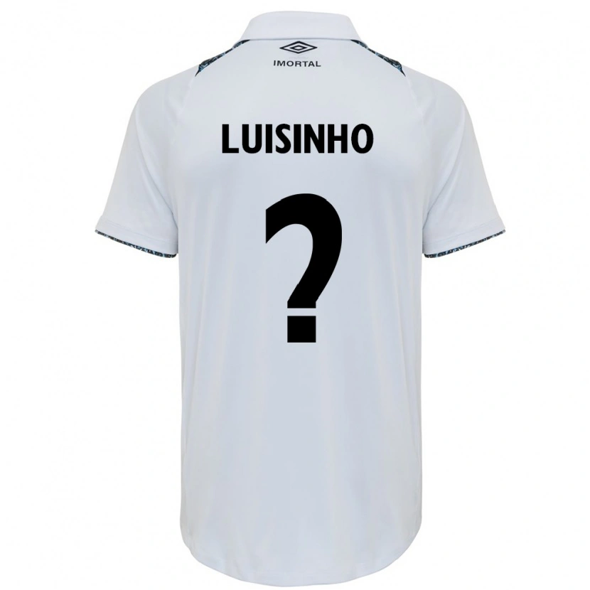 Danxen Dzieci Luisinho #0 Niebieski Czarny Biały Wyjazdowa Koszulka 2025/26 Koszulki Klubowe