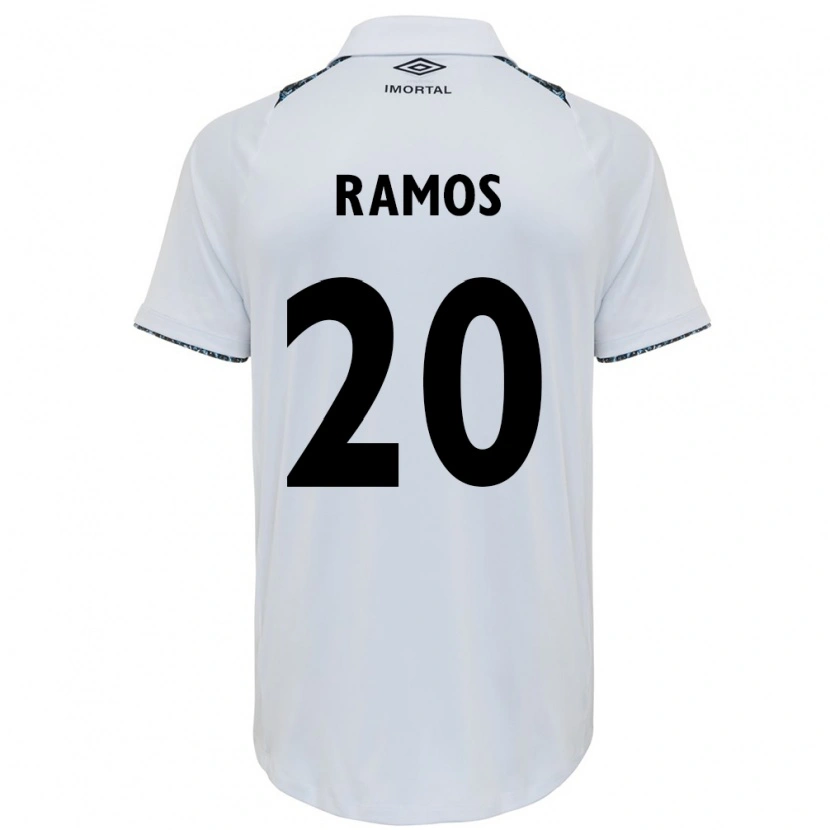 Danxen Dzieci Mónica Ramos #20 Niebieski Czarny Biały Wyjazdowa Koszulka 2025/26 Koszulki Klubowe