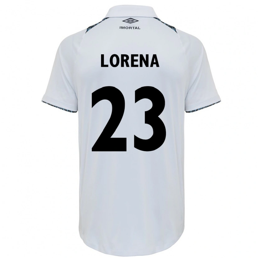 Danxen Dzieci Lorena #23 Niebieski Czarny Biały Wyjazdowa Koszulka 2025/26 Koszulki Klubowe