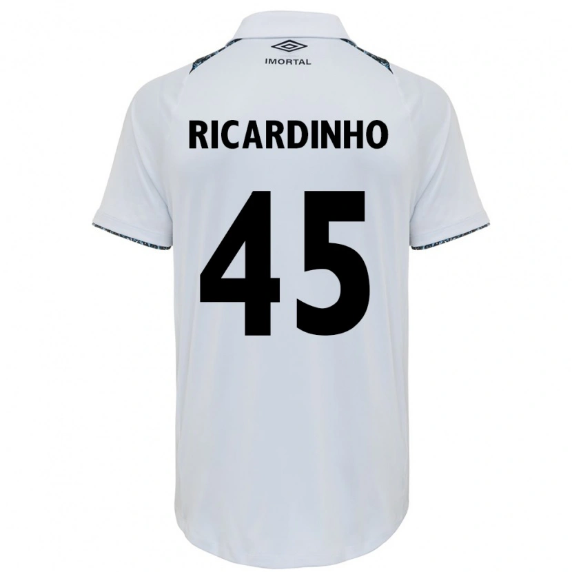 Danxen Dzieci Ricardinho #45 Niebieski Czarny Biały Wyjazdowa Koszulka 2025/26 Koszulki Klubowe