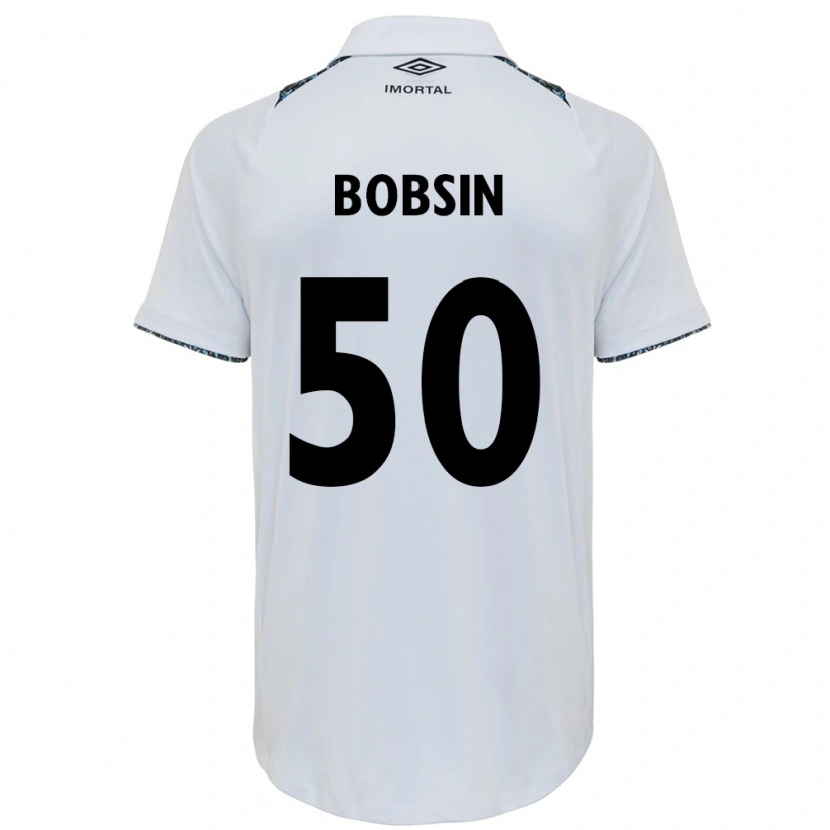 Danxen Dzieci Victor Bobsin #50 Niebieski Czarny Biały Wyjazdowa Koszulka 2025/26 Koszulki Klubowe