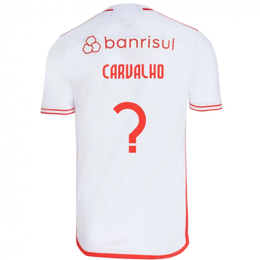 Danxen Dzieci Eduardo Carvalho #0 Czerwony Biały Wyjazdowa Koszulka 2025/26 Koszulki Klubowe
