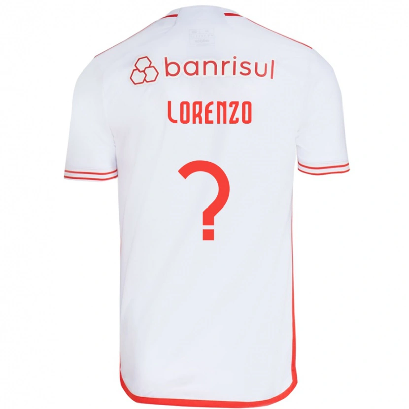Danxen Dzieci Lorenzo #0 Czerwony Biały Wyjazdowa Koszulka 2025/26 Koszulki Klubowe
