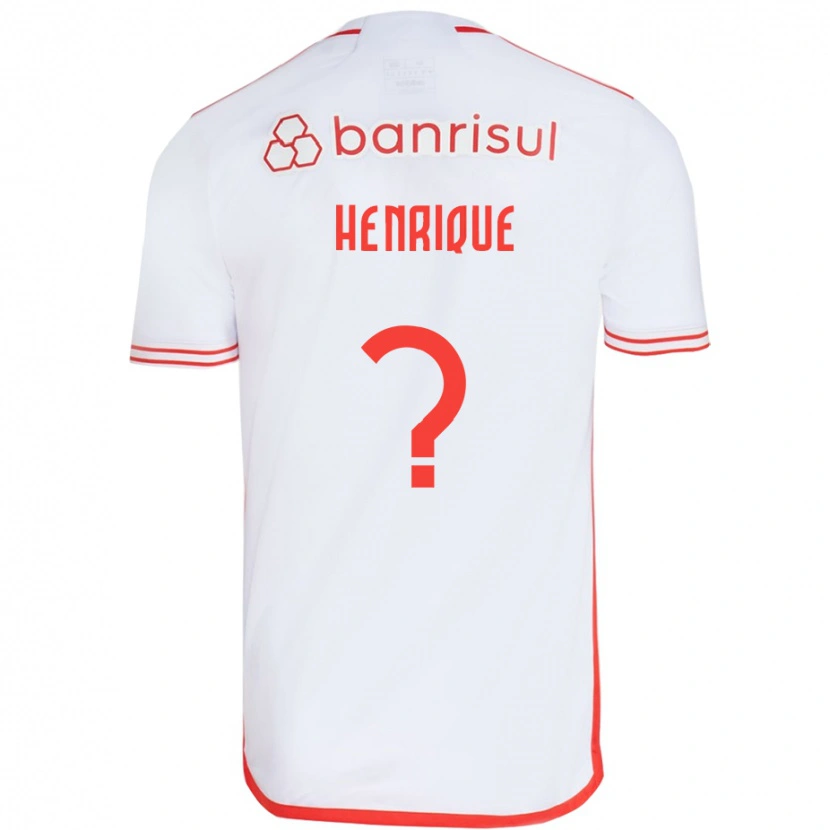 Danxen Dzieci Henrique #0 Czerwony Biały Wyjazdowa Koszulka 2025/26 Koszulki Klubowe