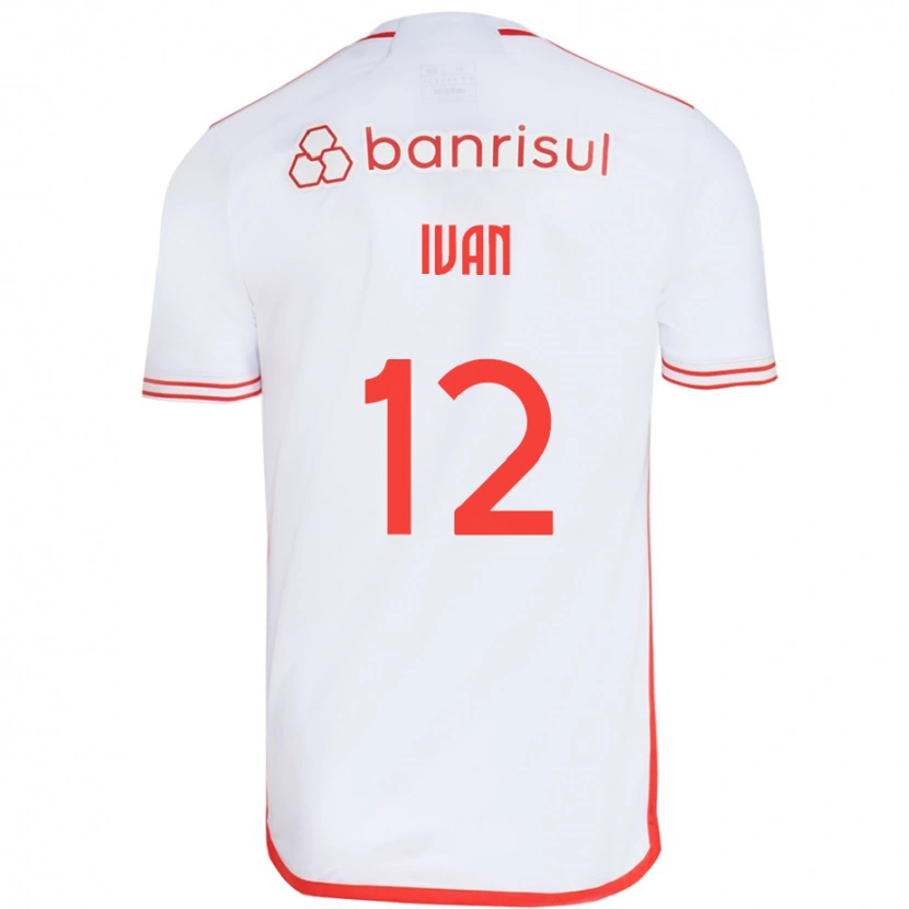 Danxen Dzieci Ivan #12 Czerwony Biały Wyjazdowa Koszulka 2025/26 Koszulki Klubowe