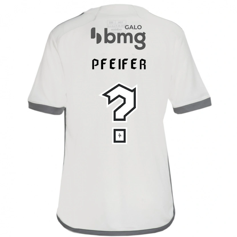 Danxen Dzieci Gabriel Pfeifer #0 Biały Czarny Wyjazdowa Koszulka 2025/26 Koszulki Klubowe