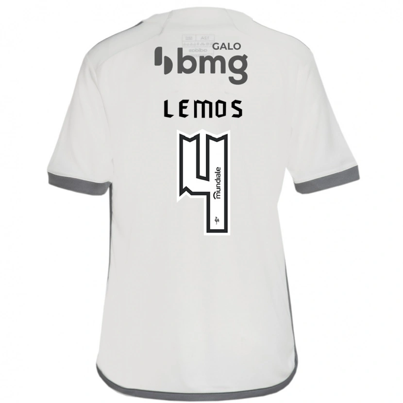 Danxen Dzieci Mauricio Lemos #4 Biały Czarny Wyjazdowa Koszulka 2025/26 Koszulki Klubowe