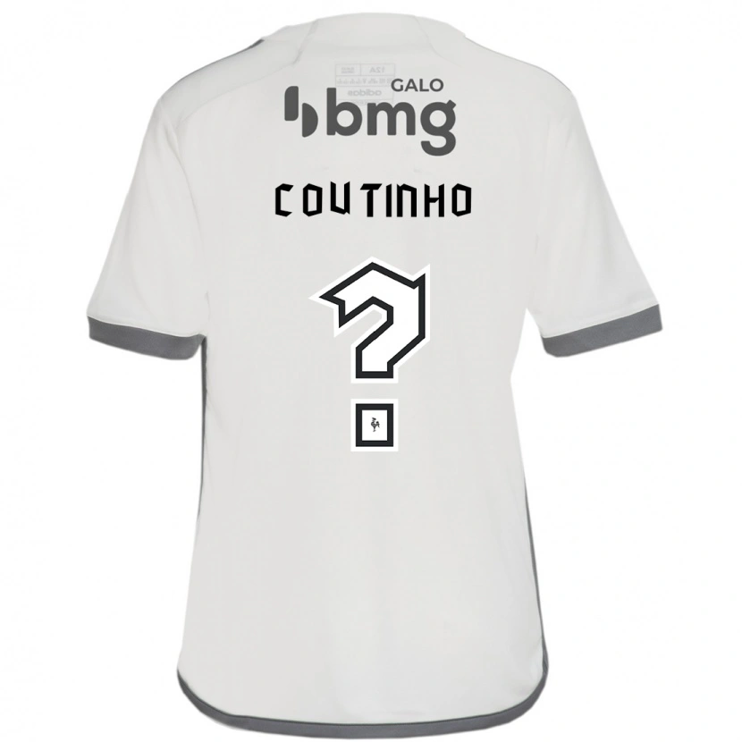 Danxen Dzieci Coutinho #0 Biały Czarny Wyjazdowa Koszulka 2025/26 Koszulki Klubowe