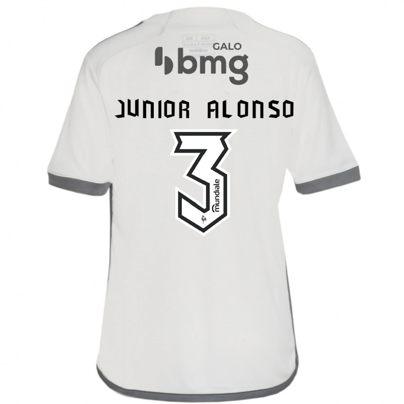 Danxen Dzieci Junior Alonso #3 Biały Czarny Wyjazdowa Koszulka 2025/26 Koszulki Klubowe
