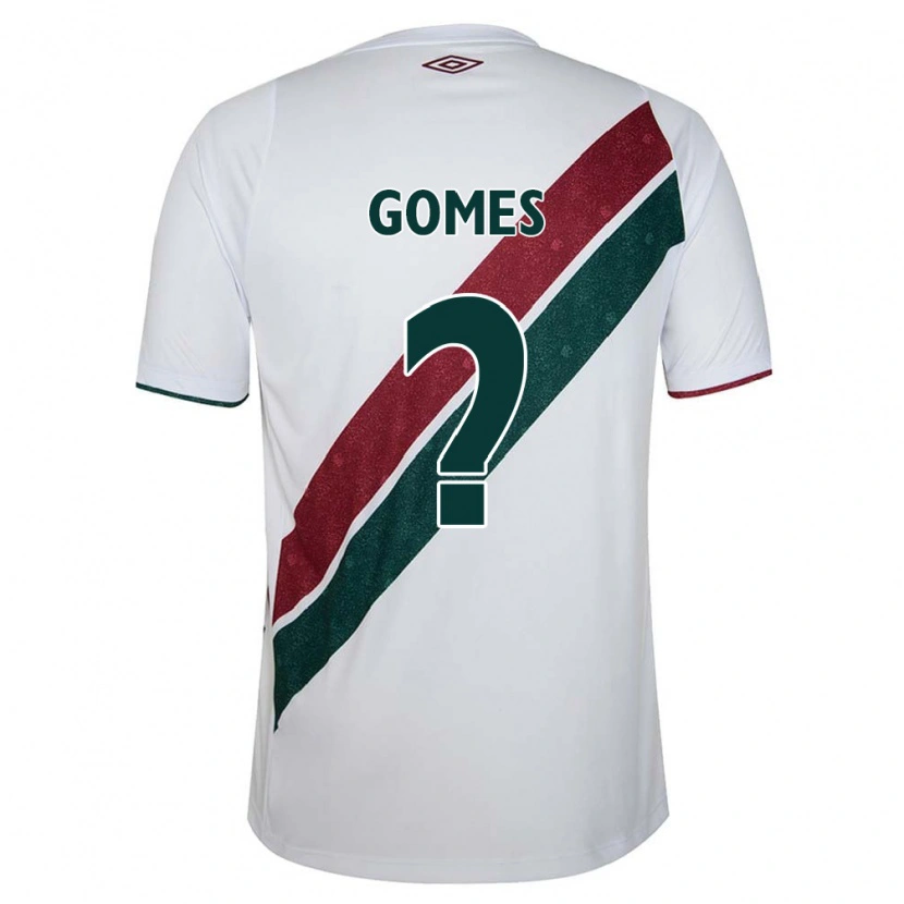 Danxen Dzieci Rodrigo Gomes #0 Zielony Bordowy Biały Wyjazdowa Koszulka 2025/26 Koszulki Klubowe