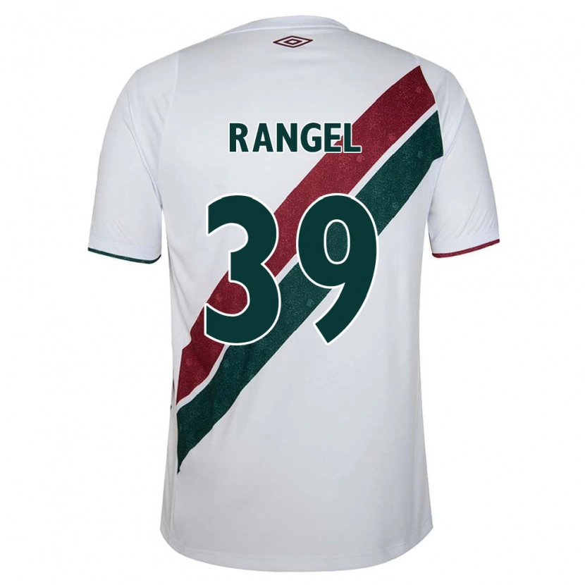 Danxen Dzieci Pedro Rangel #39 Zielony Bordowy Biały Wyjazdowa Koszulka 2025/26 Koszulki Klubowe