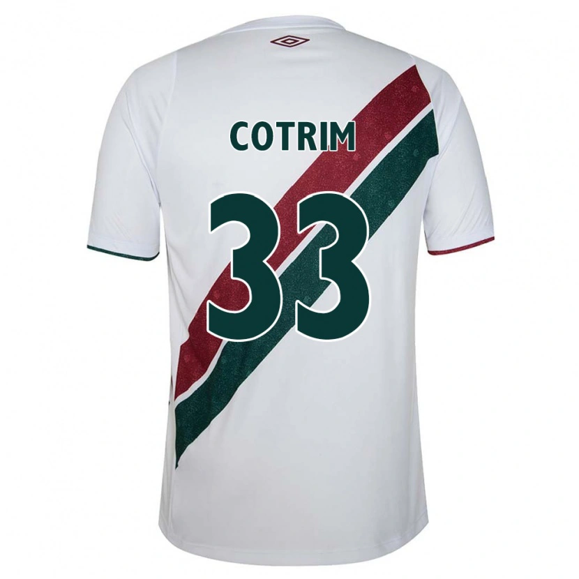 Danxen Dzieci Bruna Cotrim #33 Zielony Bordowy Biały Wyjazdowa Koszulka 2025/26 Koszulki Klubowe