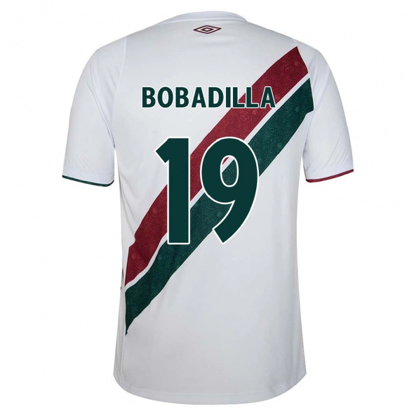 Danxen Dzieci Raul Bobadilla #19 Zielony Bordowy Biały Wyjazdowa Koszulka 2025/26 Koszulki Klubowe