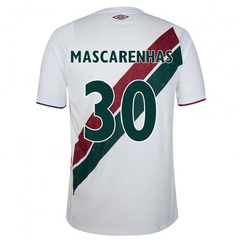 Danxen Dzieci Matheus Mascarenhas #30 Zielony Bordowy Biały Wyjazdowa Koszulka 2025/26 Koszulki Klubowe