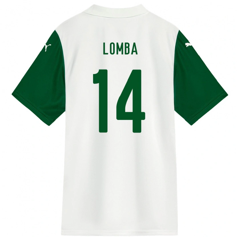 Danxen Dzieci Marcelo Lomba #14 Zielony Biały Wyjazdowa Koszulka 2025/26 Koszulki Klubowe