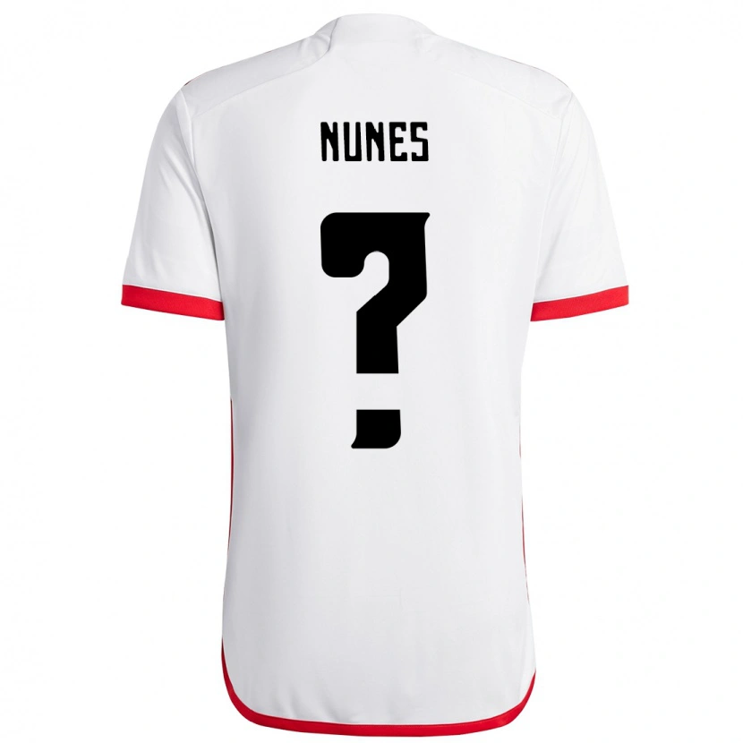 Danxen Dzieci Raphael Nunes #0 Czerwony Czarny Wyjazdowa Koszulka 2025/26 Koszulki Klubowe