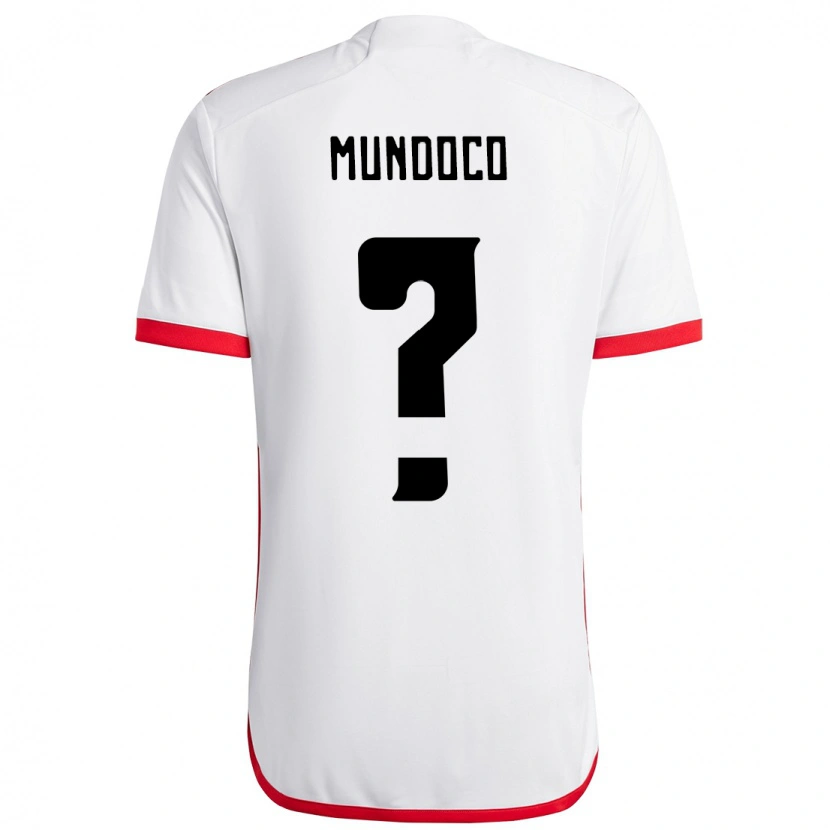 Danxen Dzieci Fred Mundoco #0 Czerwony Czarny Wyjazdowa Koszulka 2025/26 Koszulki Klubowe